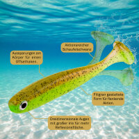 Nasty Bait Tasty Chick 12,5 cm  gemischte Farben Set 6 Stück