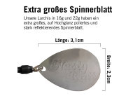 Lurchi Jig Spinner Set Mud-Chartreuse 9g/16g/22g